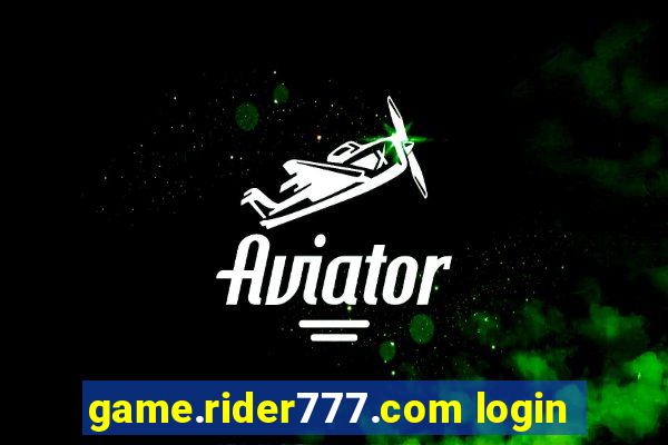 game.rider777.com login